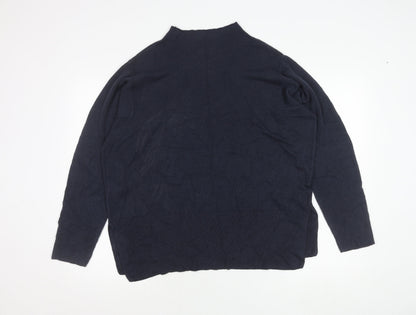 Womens UK Size L Marks and Spencer Blue Pullover Jumper