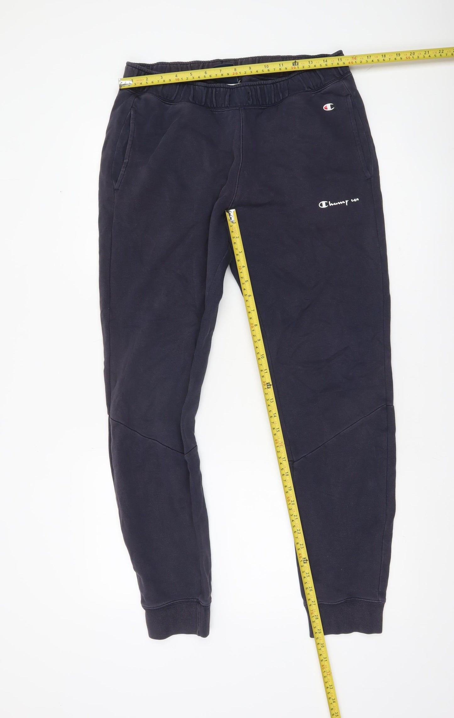 Champion Womens Blue Medium Jogger Sweatpants Cotton Blend