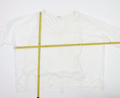 Womens UK Size 22 Yours White Basic Blouse