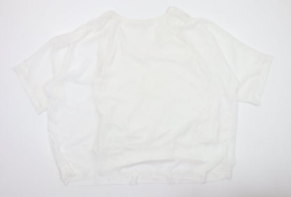 Womens UK Size 22 Yours White Basic Blouse
