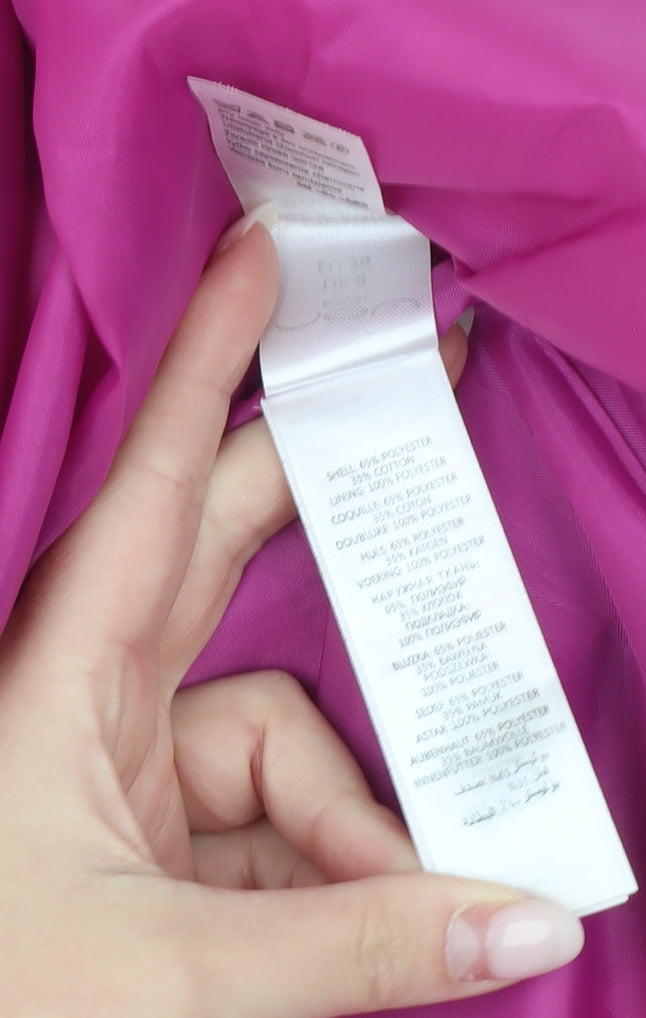 New Look Women’s Pink Striped A-Line Skirt Size 8 Short