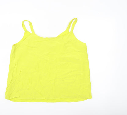 Womens UK Size 16 Mint Velvet Yellow Camisole Tank