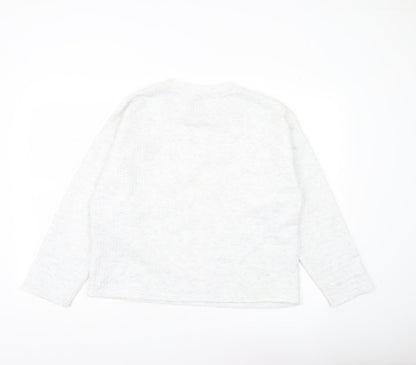 Womens UK Size M 12-14 Disney White Pullover Sweatshirt