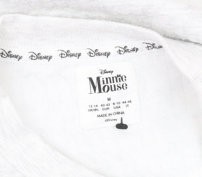 Womens UK Size M 12-14 Disney White Pullover Sweatshirt