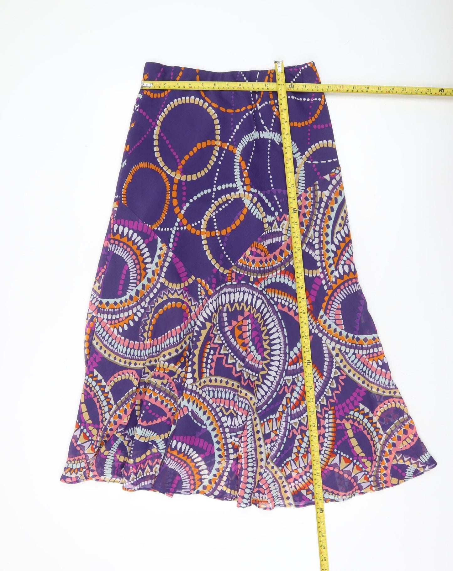 Marks and Spencer Women’s Multicoloured A-Line Skirt Size 10