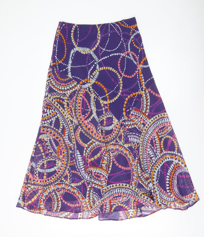 Marks and Spencer Women’s Multicoloured A-Line Skirt Size 10