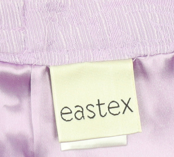 Eastex Womens Purple Size 22 Pencil Skirt Lined Viscose Cotton