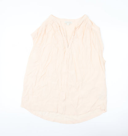 Womens UK Size 14 Monsoon Beige Tunic Blouse