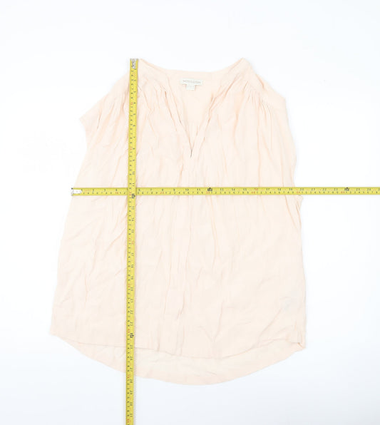 Womens UK Size 14 Monsoon Beige Tunic Blouse