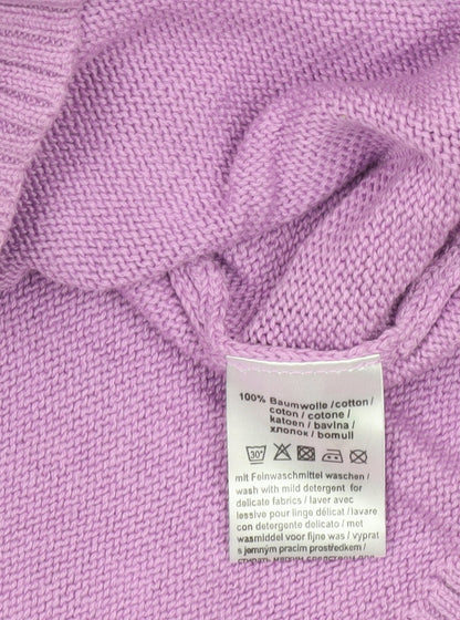 Womens UK Size 26 Collection L Purple Full Zip Jumper