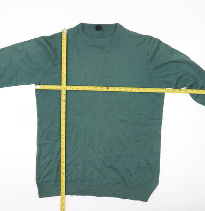 Cotton Traders Men’s Green M Pullover Crew Neck Jumper Knit