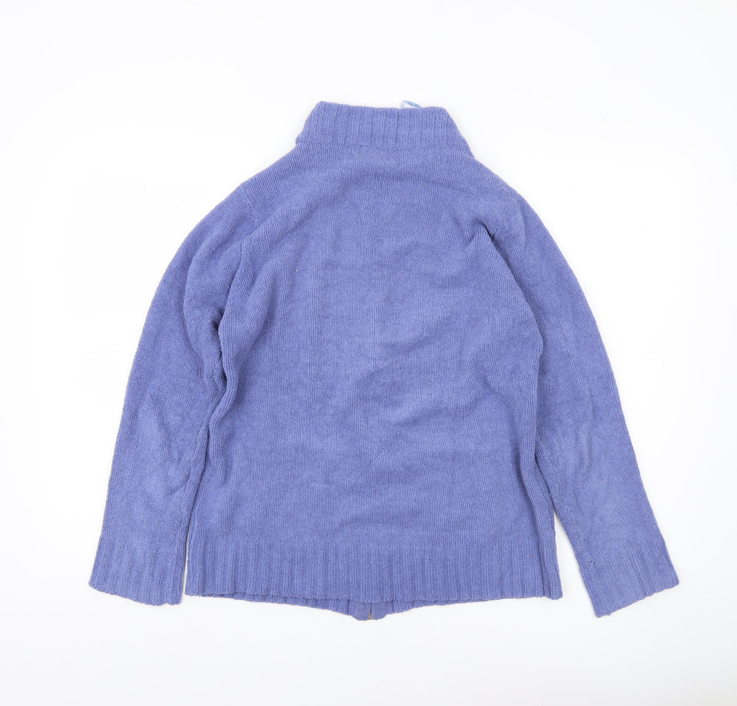 Womens UK Size M Arista Purple Cardigan Jumper