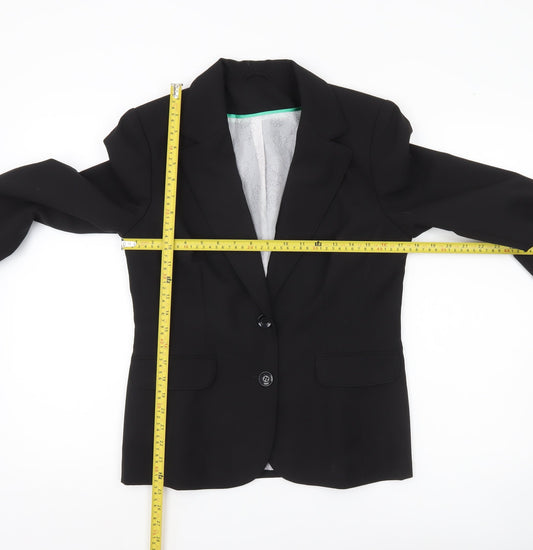 Dorothy Perkins Womens Black Size 12 Blazer Jacket Workwear