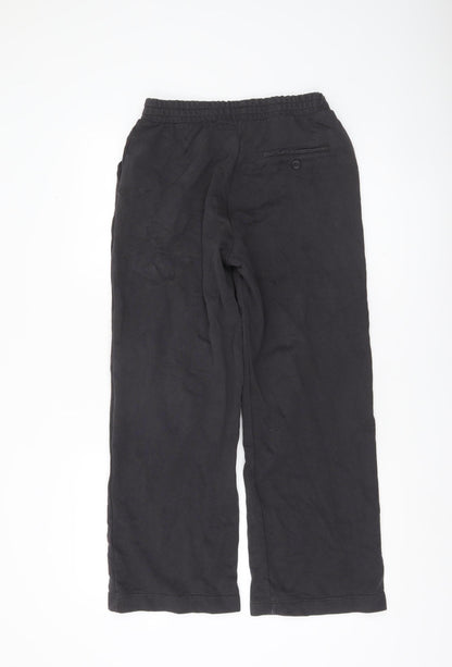 Womens UK Size S Zara Relaxed Fit CasualTravel Black Trousers
