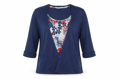 Womens UK Size 10 Marks and Spencer Blue Tunic Blouse