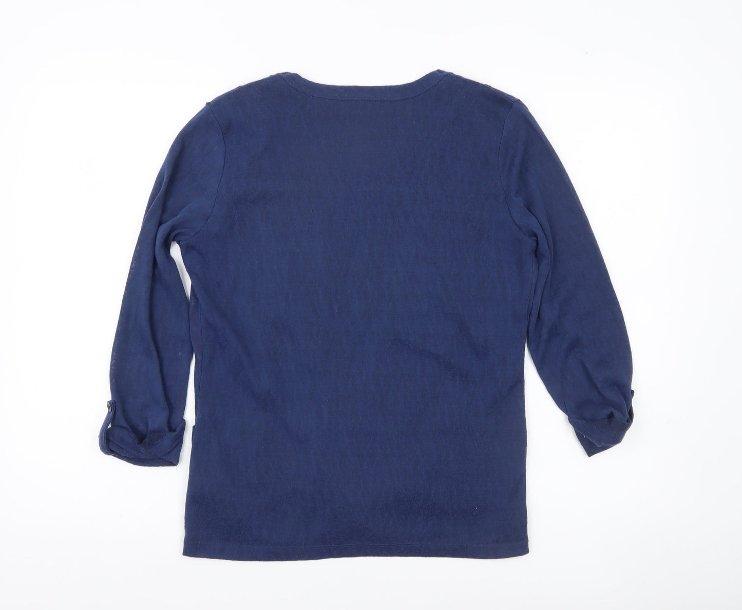 Womens UK Size 10 Marks and Spencer Blue Tunic Blouse