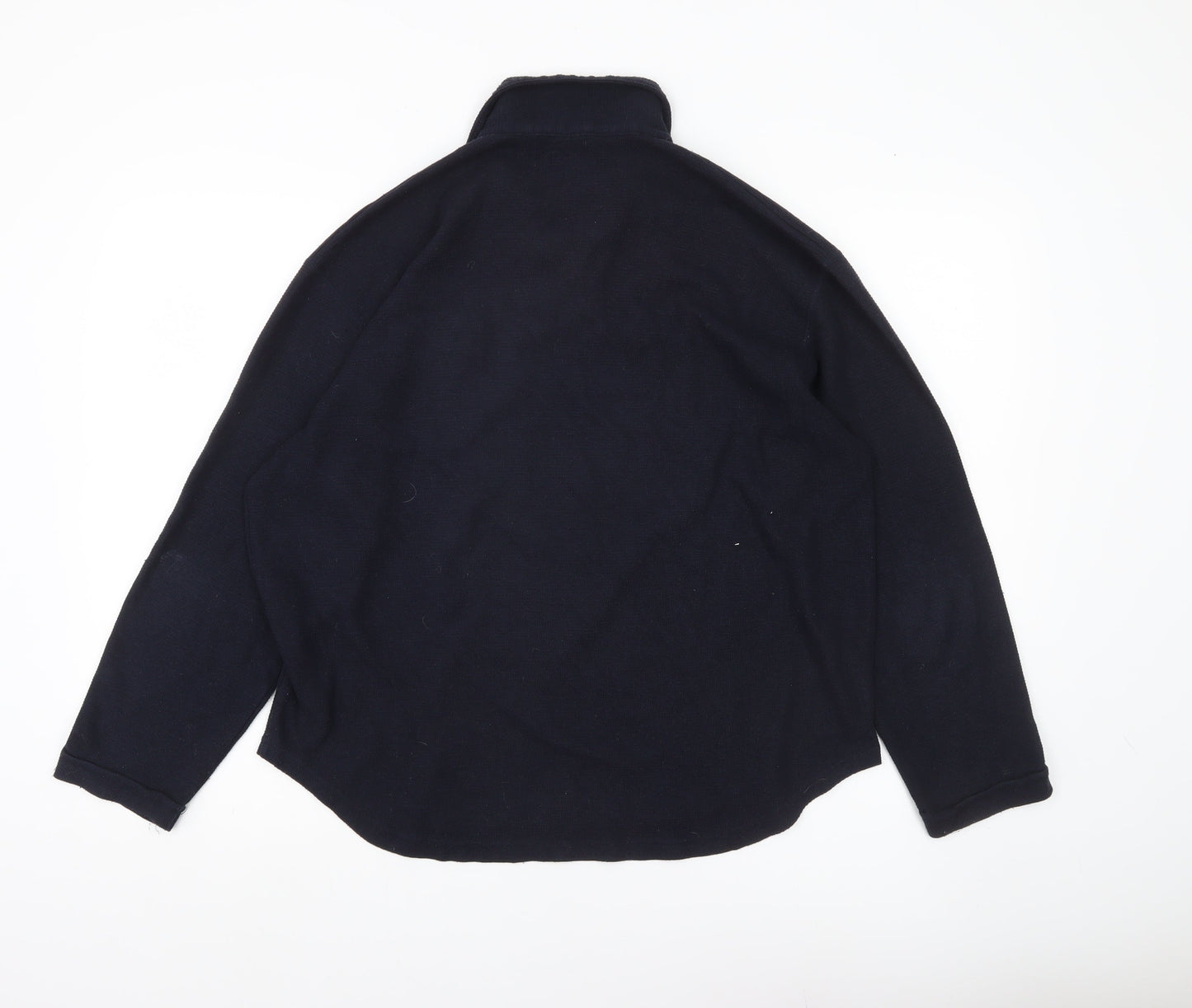 Ben Sherman Men’s Blue Collared Pullover Knit Jumper Size M