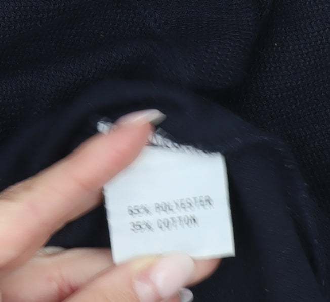 Ben Sherman Men’s Blue Collared Pullover Knit Jumper Size M