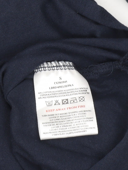 Brave Soul Women’s Blue Tank Midi Dress Sleeveless Scoop Neck S