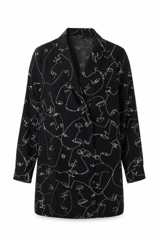 Womens UK Size S Monki Black Basic Jacket