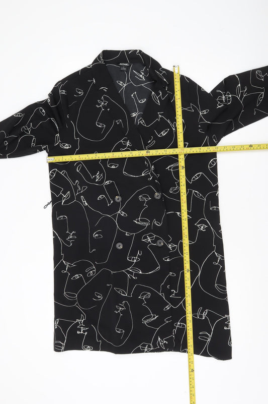 Womens UK Size S Monki Black Basic Jacket