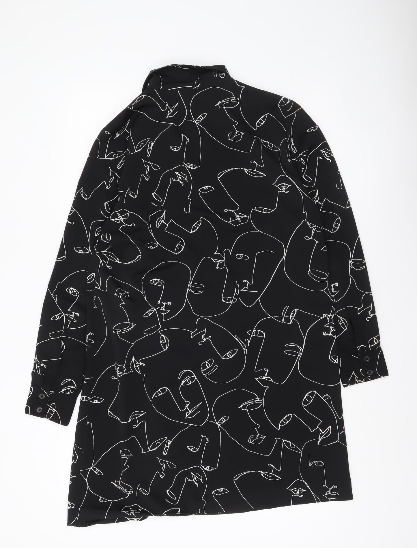 Womens UK Size S Monki Black Basic Jacket