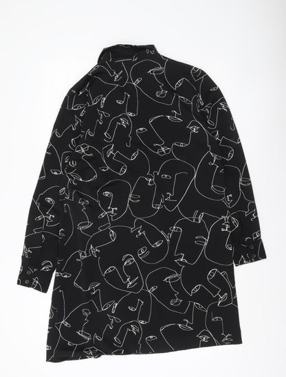 Womens UK Size S Monki Black Basic Jacket