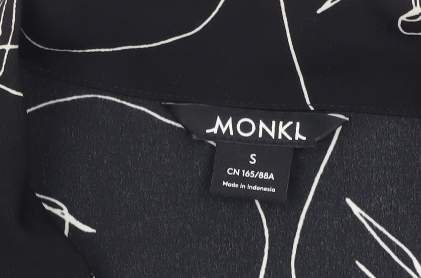 Womens UK Size S Monki Black Basic Jacket