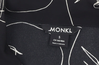 Womens UK Size S Monki Black Basic Jacket