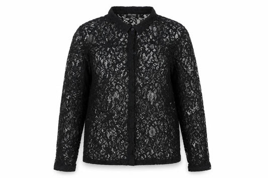 Womens UK Size 12 Zara Black Basic Blouse