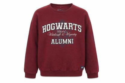Front view of Marks & Spencer boys’ red harry potter alumni sweatshirt 11-12y pullover