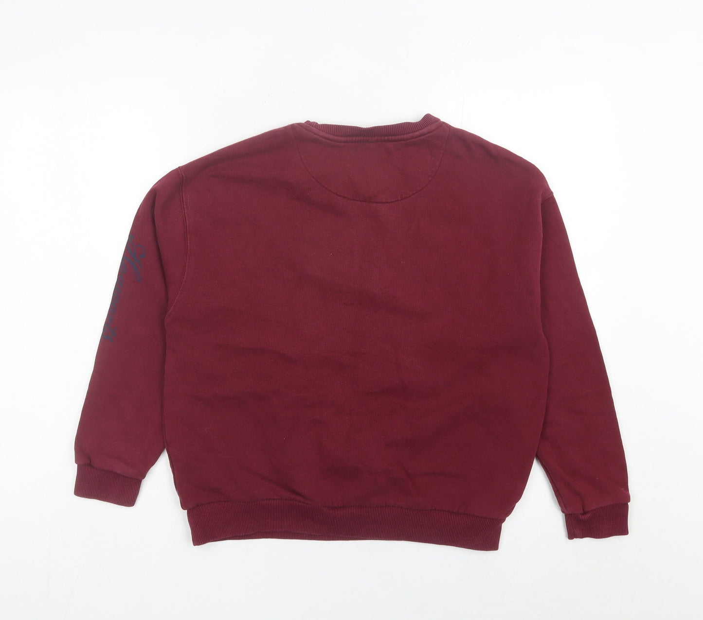 Marks and Spencer Boys Red Harry Potter Alumni Sweatshirt 11-12Y Pullover