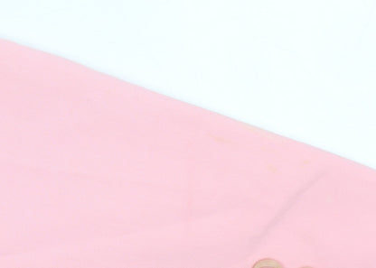 Zara Women Pink Slim Fit Single Breasted Blazer Jacket Size M