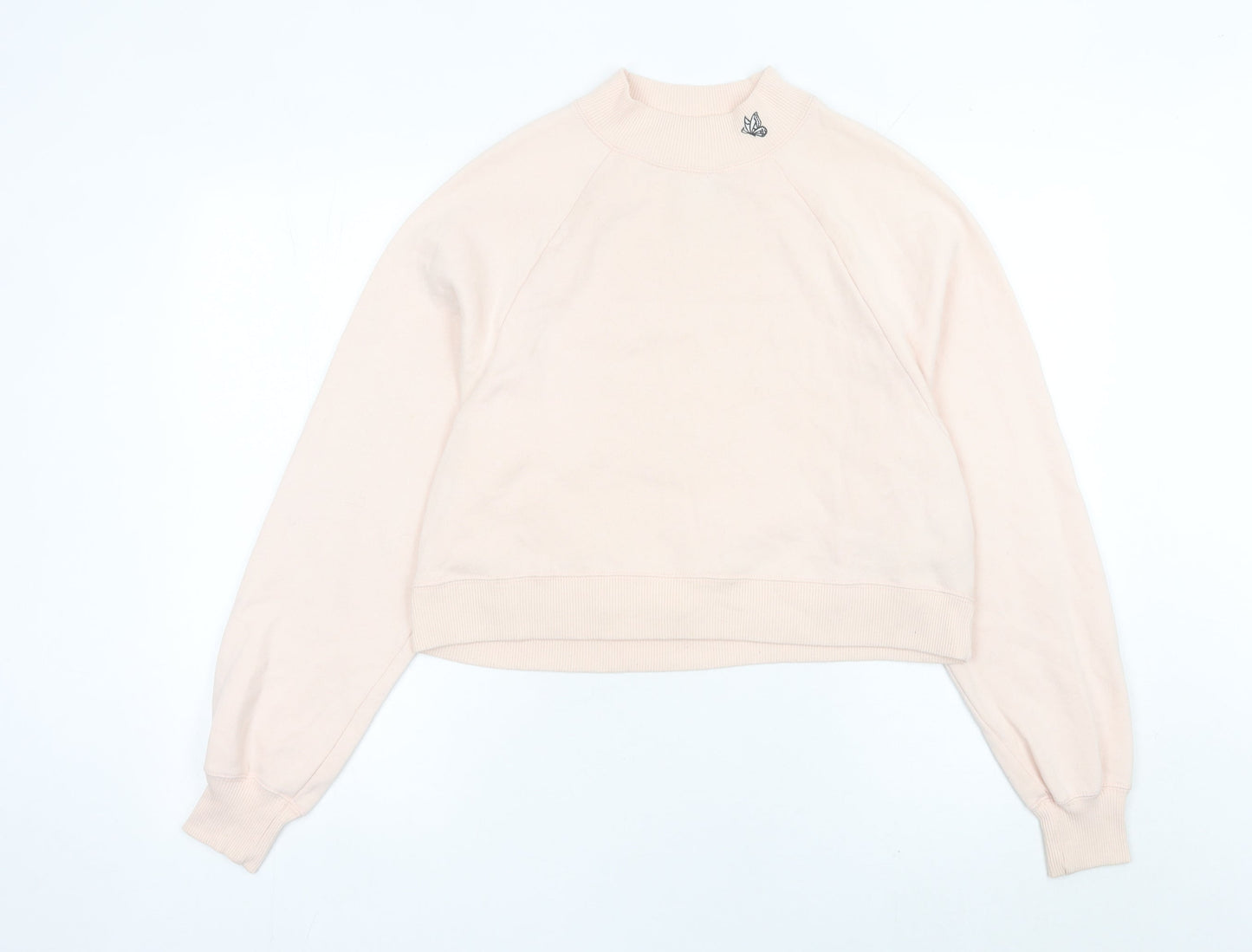 Hollister Womens Pink Small Sweatshirt Crew Neck Long Sleeve