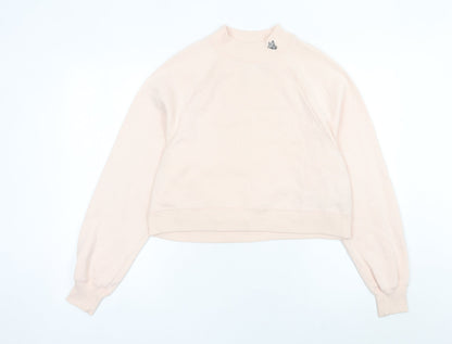 Hollister Womens Pink Small Sweatshirt Crew Neck Long Sleeve