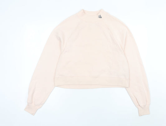 Hollister Womens Pink Small Sweatshirt Crew Neck Long Sleeve