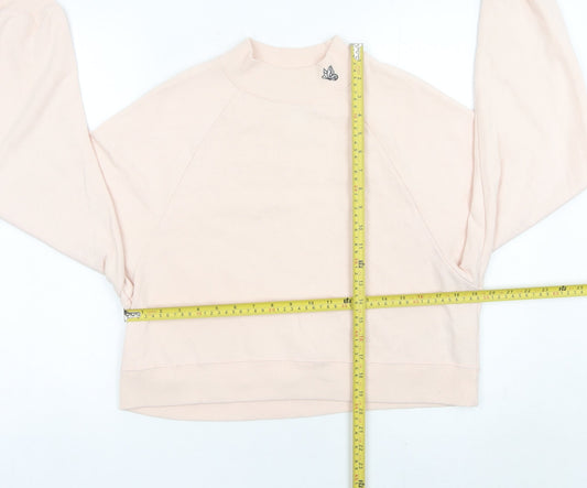 Hollister Womens Pink Small Sweatshirt Crew Neck Long Sleeve