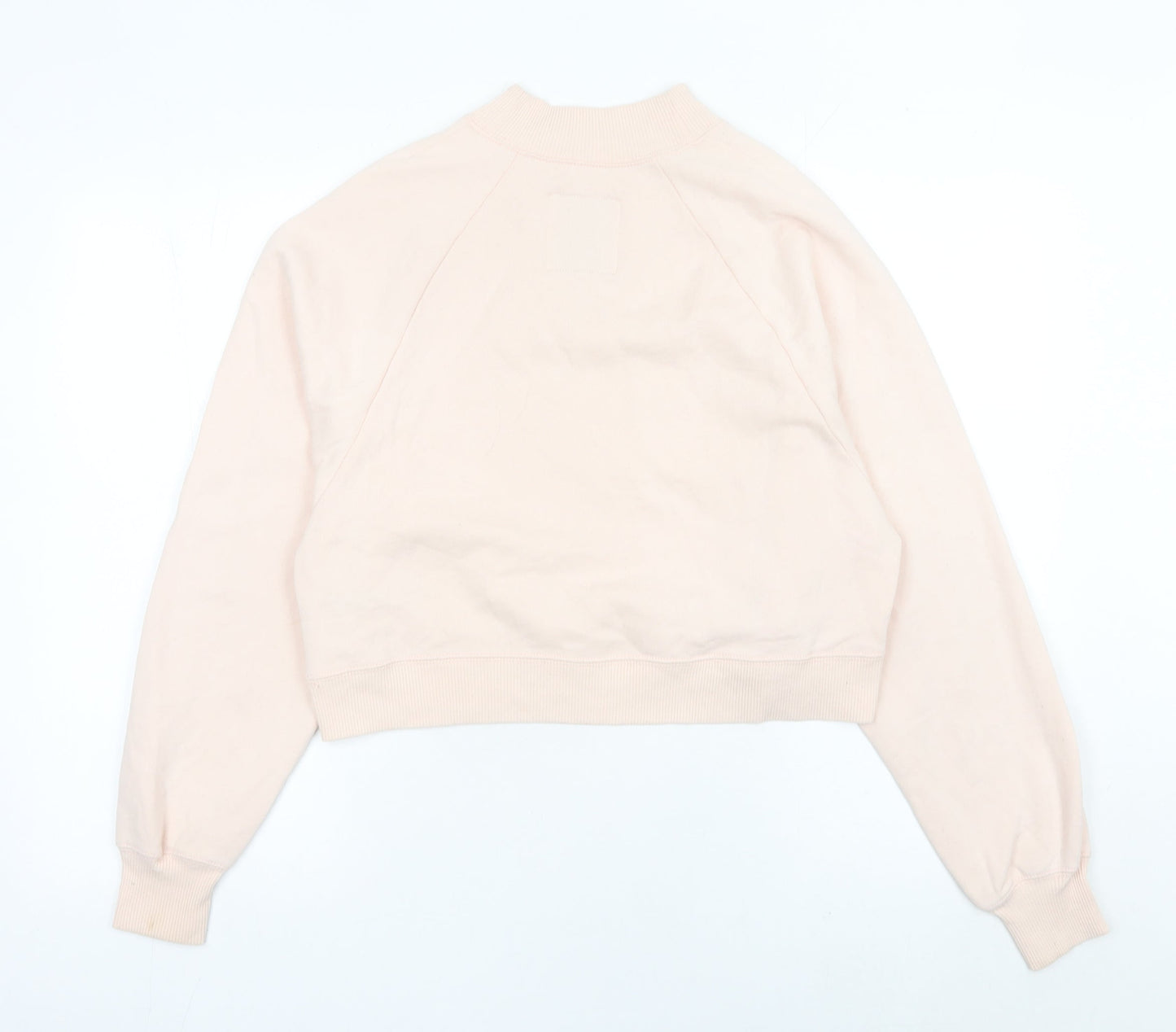 Hollister Womens Pink Small Sweatshirt Crew Neck Long Sleeve