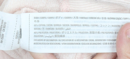 Hollister Womens Pink Small Sweatshirt Crew Neck Long Sleeve