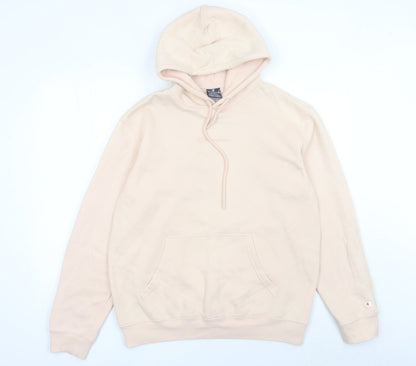 Womens UK Size L Champion Beige Pullover Hoodie