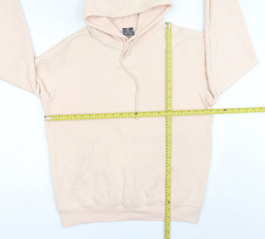 Champion Women’s Beige Pullover Hoodie Large Cotton Blend