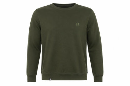 Uzzi Men’s Green Crew Neck Pullover Sweatshirt Size M