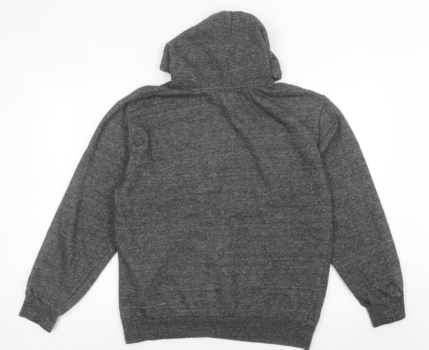 Mens UK Size M Donnay Grey Pullover Hoodie