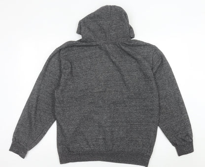 Mens UK Size M Donnay Grey Pullover Hoodie