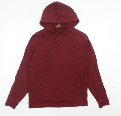 Mens UK Size S ASOS Red Pullover Hoodie