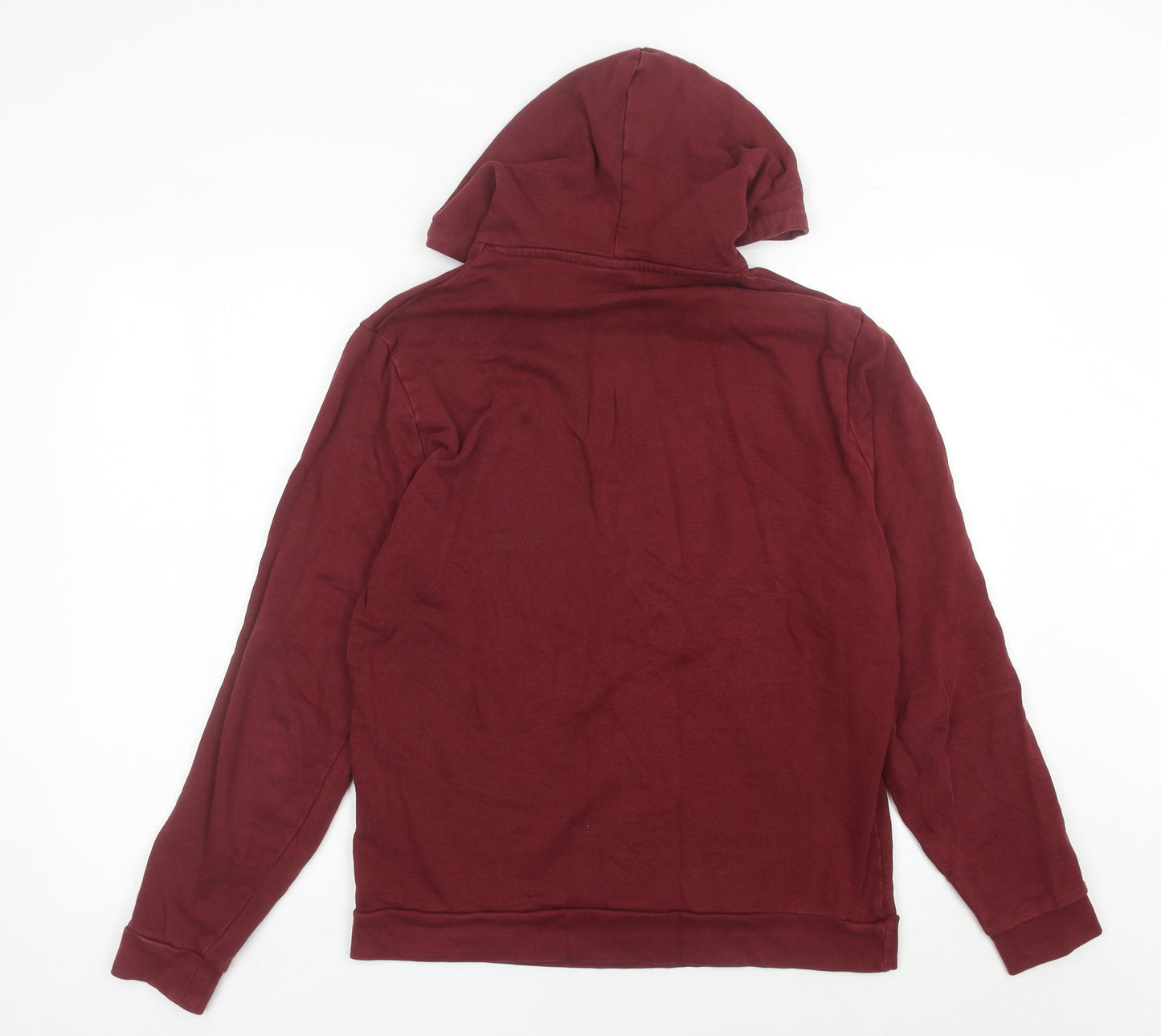 Mens UK Size S ASOS Red Pullover Hoodie