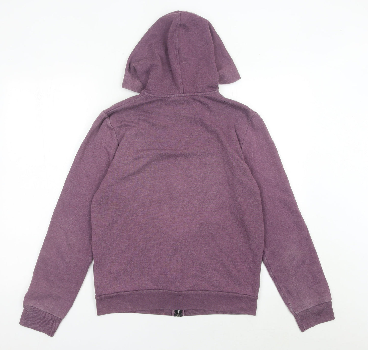 Topman Men’s Purple Full Zip Hoodie Size S Regular Fit Cotton Blend