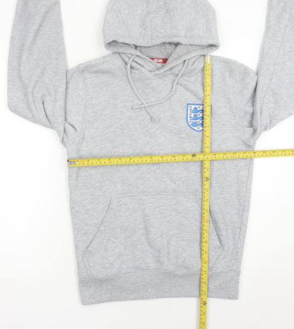 Mens UK Size S England Grey Pullover Hoodie