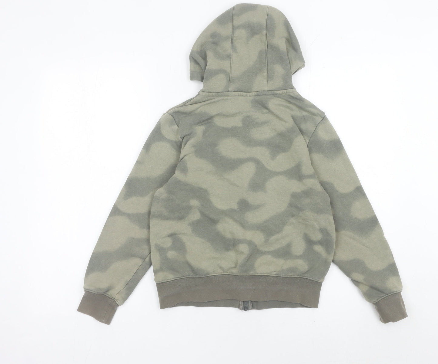 Jordan Boys Green Camouflage Full Zip Hoodie 10-12 Yrs Basketball Logo