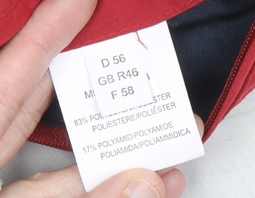 Mens UK Size 46 Frank Eden Red Basic Jacket